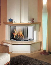 Облицовка Lady Uno medio, Stonelite Rosa, под Airfire Curvo (EdilKamin)